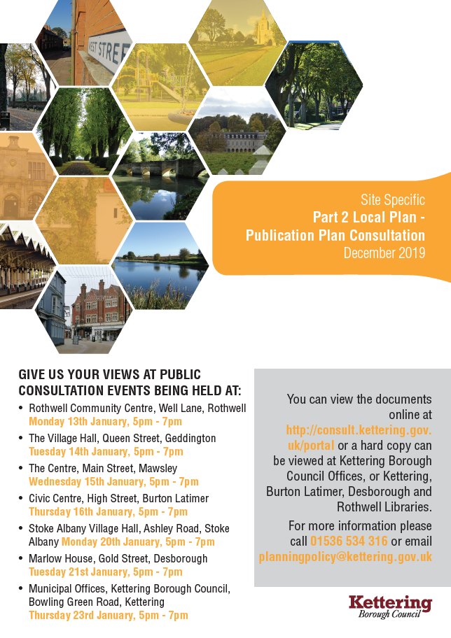 local plan kettering consultation 