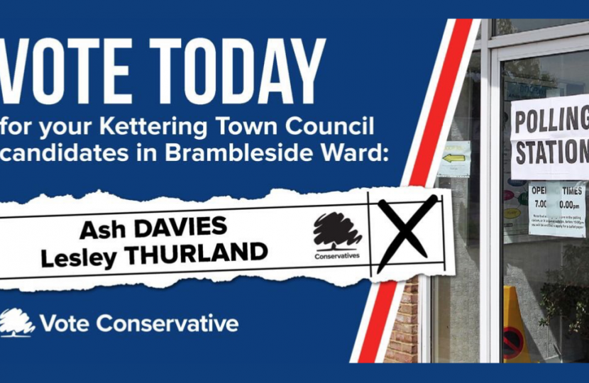 ash davies lesley thurland kettering brambleside town council