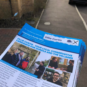 supporting the oundle by-election conservative candidate 2022